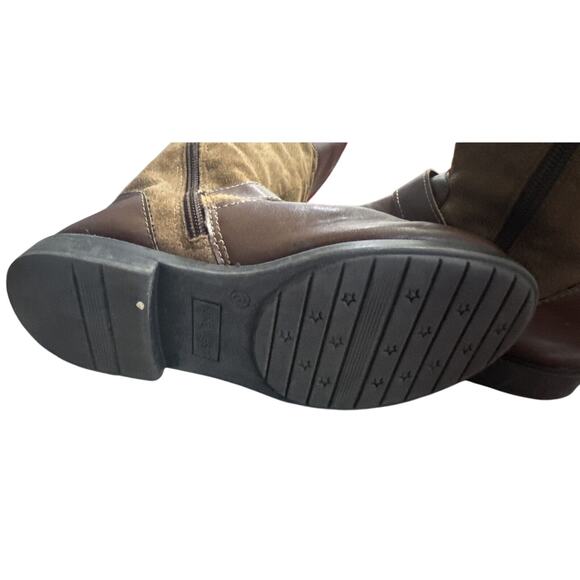 SOES BOOTS girls Faux Leather boots size 3 By Nine West - Picture 5 of 7